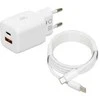 IBOX UNIVERSALUS ĮKROVIKLIS C-42 GAN PD33W USB A+C Baltas