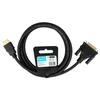IBox ITVFHDDVI012 HDMI to DVI cable FullHD 1080p 2 m juodas