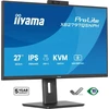 Monitorius iiyama ProLite 27IN IPS LCD 4MS 2560X1440 350CD/M2 HDMI/DP/USB 2 monitorius komputerowy 68,6 cm (27") 2560 x 1440 px Quad HD Juodas (XB2797QSNPH-B1)