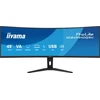 iiyama ProLite XCB4994DQSU-B1 monitorius komputerowy 124,5 cm (49") 5120 x 1440 px Dual QHD LCD Juodas