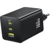 Įkroviklis jungiama į tinklą Baseus EnerFill FE11 100W 2 x USB-C + USB-A - juoda