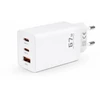 Įkroviklis jungiama į tinklą Voltage GaN Charger 67W PD 3.0 QC 3.0 USB-A 2x USB-C balta