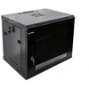Spinta Incobex RACK 19 wisząca 4U 600x450 Seria: All in One (Drzwi szklane, juoda) (INL-RW-04U-6045-S-C)