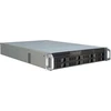 Inter-Tech IPC 2U-2408 Rack Juodas, Nerūdijantis plienas