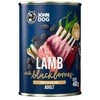 JOHN DOG Berry Line ėriena with blackberries – drėgnas ėdalas šunims – 400g