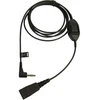 Kabelis audio Jabra 8735-019 0,5 m QD 3.5mm Juodas