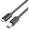 Unitek kabelis do drukarki USB C na USB B 2.0 juoda 2m