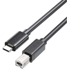 Unitek kabelis do drukarki USB C na USB B 2.0 juoda 1m