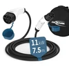 Ansmann 1900-0118 Type 2 automobilio įkrovimo laidas, 11kW, 7,5m