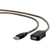 Kabelis GEMBIRD UAE-01-10M (USB M - USB F; 10m; spalva juoda)