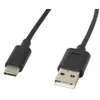 Kabelis Lanberg CA-USBO-10CC-0018-BK (USB 2.0 A tipo M - USB C tipo M; 1,8 m; juodos spalvos)