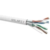 Montavimo kabelis Solarix CAT6A FFTP pilkas Dca s2 d2 a1 500m SXKD-6A-FFTP-LSOH