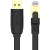 UNITEK Y-SP02001B USB 2.0 į RJ45 konsolės apverčiamas plokščias 1,8 m kabelis