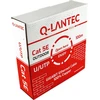 U/UTP 5e kat. tinklo kabelis, susukta pora, PE lauko, sausas, Fca 4PR, 1Gb/s, juodas, 100m - Q-LANTEC