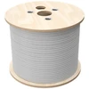 U/UTP cat.5e kabelis, telekomunikacijų, LSOH, B2ca "FireHardy" 4x2x24 AWG, 1Gb/s, 250 MHz, 25 metų garantija, INTERTEK ETL sertifikatas, pilkas, 500m - ALANTEC
