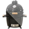 Kamado Bono Minimo Ceramic Grilis 15” Kamado barbecue/grill Vežimėlis Węgiel drzewny (paliwo) Juodas