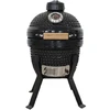 Kamado Bono Picnic Ceramic Grilis 13” Kamado barbecue/grill Vežimėlis Węgiel drzewny (paliwo) Juodas