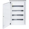 Kanlux 29325 Metalinis modulinis skirstytuvas 4x18 paviršinis IP30 N+PE I klasė baltos durys KP-DB-I-MS-418 balta 29325