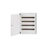 Kanlux 32656 Metalinis modulinis skirstytuvas 5x24 paviršinis IP30 N+PE I klasė baltos durys KP-DB-I-MS-524 balta 32656