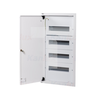 Kanlux 35682 Metalinis modulinis skirstomasis įrenginys 4x12, įleidžiamas IP30 N+PE I klasė, baltos durys KP-DB-I-MF-412 balta 35682