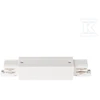 Kanlux TEAR bėgių sistemos elementai, tiesi jungtis TEAR N CON-I W balta 33240