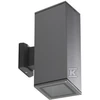 Kanlux Kanlux Lart 29833 sieninis šviestuvas lauko sieninis šviestuvas 2x60W E27 antracito spalvos