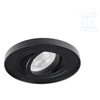Šviestuvas įleidžiamas Kanlux Tiny Bord, 10W, GU10, juodas