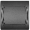 Karlik Elektrotechnik 11LWP-1 LOGO Vieno poliaus jungiklis grafitas 11LWP-1
