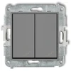 Karlik Elektrotechnik 27IWP-33 ICON Dvigubo laiptų jungiklio mechanizmas matinis pilkas 27IWP-33