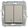 Karlik Elektrotechnik 60MWP-66 MINI Dvigubas kryžminis mechanizmas taupe 60MWP-66