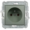 Karlik Elektrotechnik 61MGP-1z MINI Vieno lizdo mechanizmas su įžeminimu 2P+Z (be srovės kelio sklendių) sage 61MGP-1z