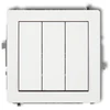Karlik DECO triple- balta pleistro jungtis (DWP-7)