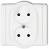 Karlik Elektrotechnik FGP-2p FLEXI Dvigubas lizdas b/u baltas FGP-2p