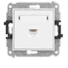 Karlik Elektrotechnik IGK-1 ICON Vieno kompiuterio lizdo mechanizmas 1xRJ45, kat. 5e, 8 kontaktų baltas IGK-1