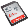 Sandisk ATMINTIES KORTELĖ SD-10/64-SAND UHS-I, SDXC 64 GB SANDIS DISKAS
