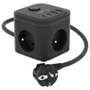 KERG SMART – 3 LIZDŲ MAITINIMO LIZDAS + USB-A+USB-C ĮKROVIKLIS 1,5M 3×1,5MM2 H05VV-F 16A/250V