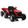 KIDS ELEC TRACTOR WITH TRAILER HATIS Raudonas