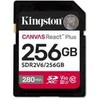 Kingston 256GB SDXC CANVAS REACT PLUS U3/UHS-II 280R/150W V60 Full HD/4K