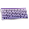 HERO84 HE Baltas+Violetinė+Gradient+LIGHT JadeKing RGB AULA gasket klaviatūra