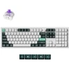 Keychron Q6 HE klaviatūra Gaming USB + RF belaidė + Bluetooth QWERTY Tamsiai žalia, balta