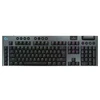Logitech G G915 X Lightspeed žaidimų klaviatūra USB + RF belaidė + Bluetooth QWERTY amerikiečių tarptautinė juoda