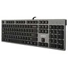 Klaviatūra membraninė A4Tech KV-300H A4TKLA39976 (USB 2.0; (US); spalva juoda)