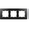 Kontakt-Simon Simon Detail 82 Triple Frame Detail ORIGINALAS Premium GRAFIT / Base Aliuminio 8200630- 238
