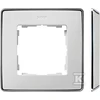 Kontakt-Simon Simon Detail 82 Vieno rėmo Detail Select-metal WHALA / Base Chrom 8201610- 244