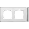 Kontakt-Simon Simon Detail 82 Dukart rėmelis Detail Select-metal WHALA / Base Chrom 8201620-244