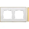 Kontakt-Simon Simon Detail 82 Dukart rėmelis Detail Select-metal BIALA / Base Gold 8201620-245