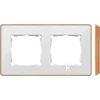 Kontakt-Simon Simon Detail 82 Dukart rėmelis Detail SelecT-wood balta / base Wood 8201620- 270