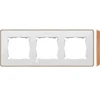 Kontakt-Simon Simon Detail 82 Triple Frame Detail Select- medis balta / base Wood 8201630-270