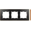 Kontakt-Simon Simon Detail 82 Triple rėmo Detail Select-wood GRAFIT / Base Wood 8201630-271