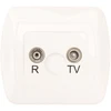 Kontakt-Simon RTV antenos lizdas 3,5 dB (galutinis baltas) (AAK / 11)